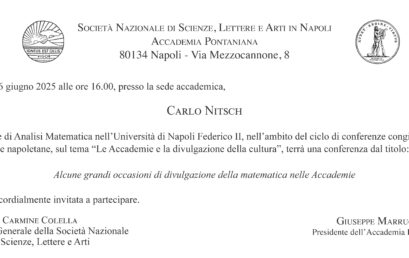 Alcune grandi occasioni di divulgazione della matematica nelle Accademie