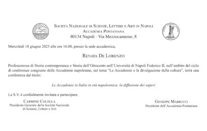 Le Accademie in Italia in età napoleonica: la diffusione dei saperi