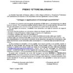 Premio “Ettore Majorana” 2025
